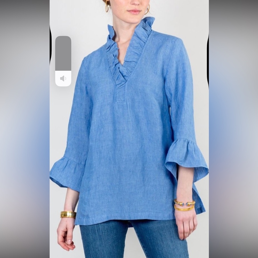 Studio 412 Women’s Linen V-Neck tops